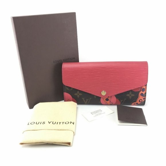 LOUIS VUITTON Cerise Monogram Canvas Pallas Compact Wallet